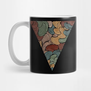 Abstract colorful triangle Mug